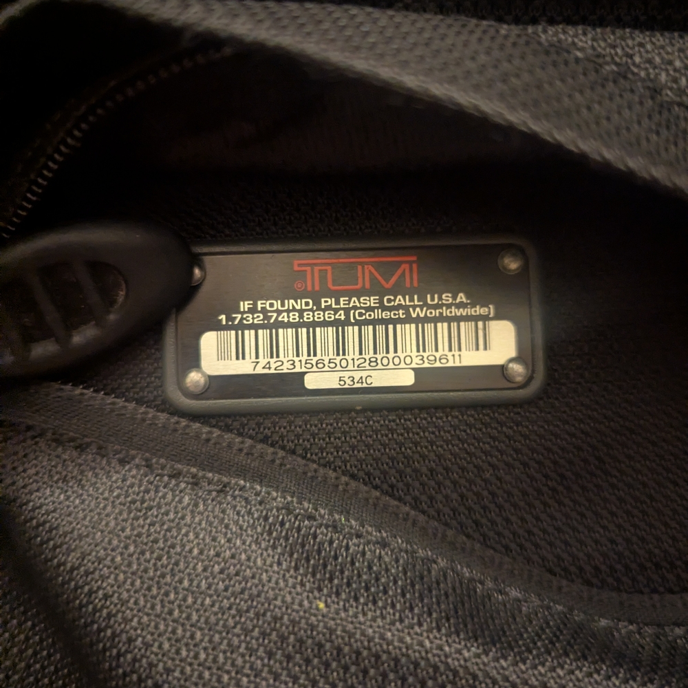 Tumi Black Messenger Bag - Picture 13 of 15